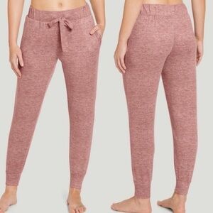 NWT Jockey Luxe Lounge Brushed Ribbed Jogger Pants